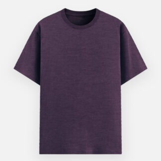 Unisex Basic T-Shirt - Purple Melange